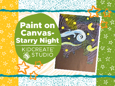 Paint on Canvas- Starry Night Homeschool Workshop (5-12 Years)